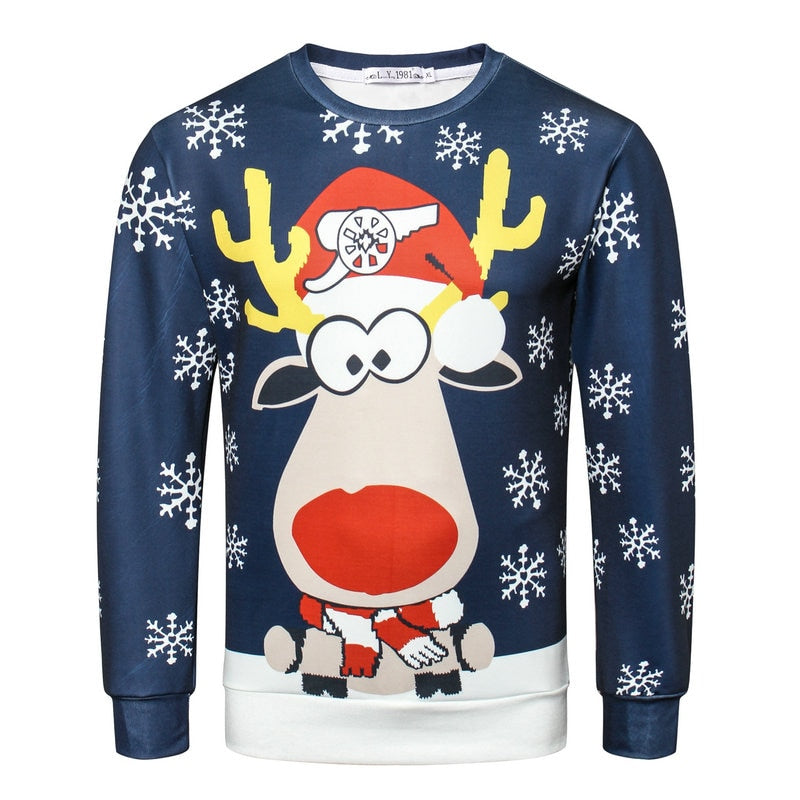 Stay cozy this winter in these delightful 3D Christmas patterned pullover sweaters! Boasting a festive look and feel, these festive sweaters will make your celebrations even more merry and bright. Plus, with their snug fit and ultra-comfy fabric, you'll be making the winter season magical and warm in no time!