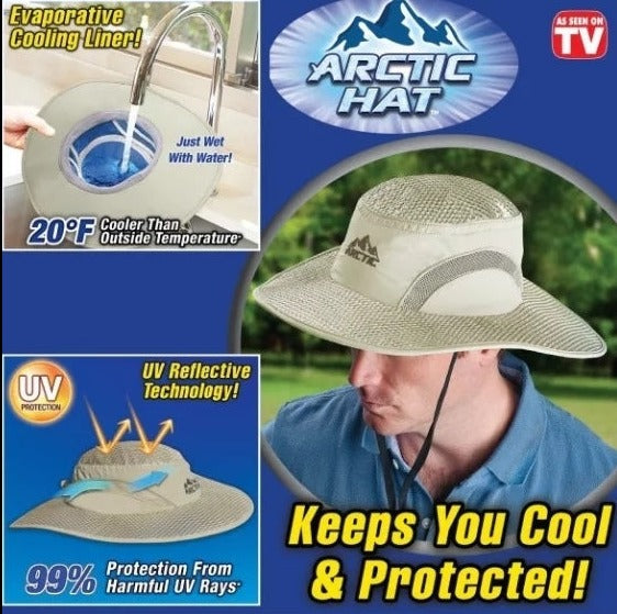 Hydro Cooling Bucket Hat is a hat for outdoor wear that's meant to keep you cool and comfortable, even as you work or participate in physical activities in the hot sun.