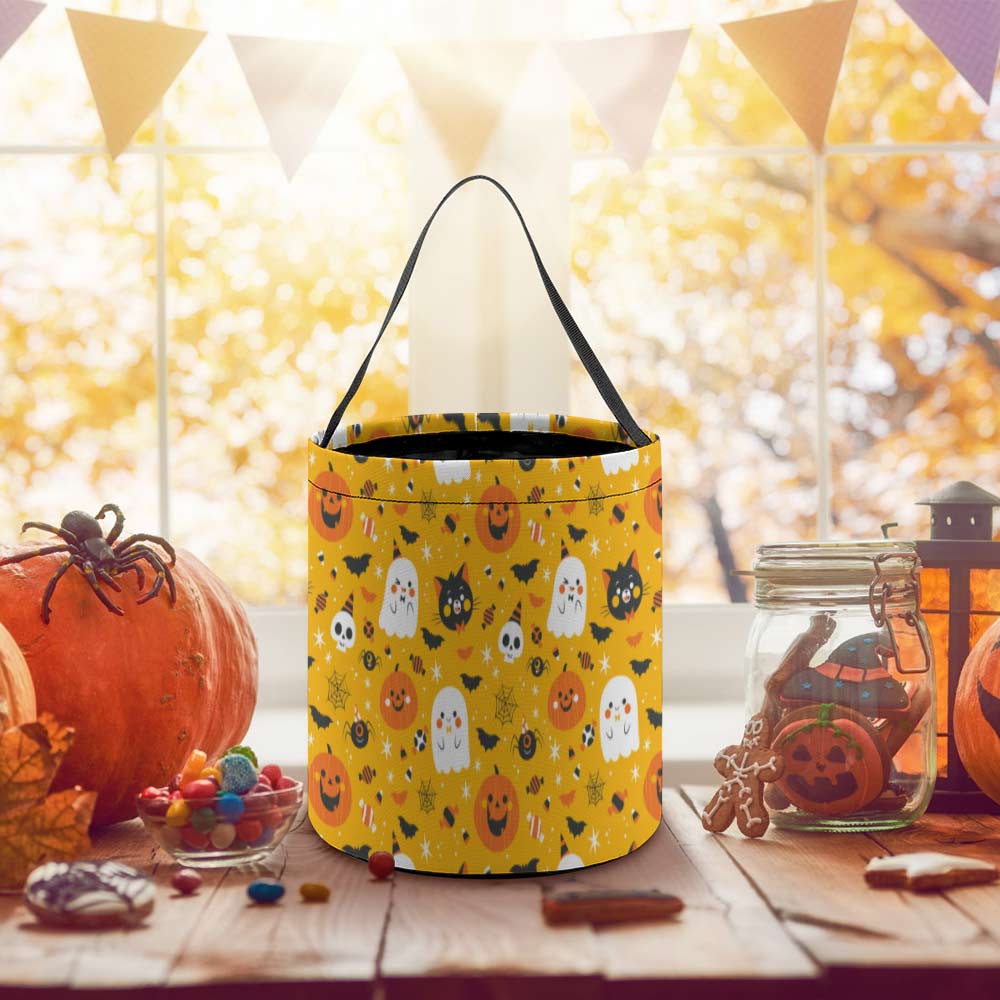 Make this Halloween unforgettable with our Large Trick or Treat Candy Bag. Designed to hold plenty of treats, its spacious size ensures no candy gets left behind. Durable and easy to carry, this bag is perfect for kids on a night of fun and adventure. Get ready to collect all your favorite sweets in style and comfort!