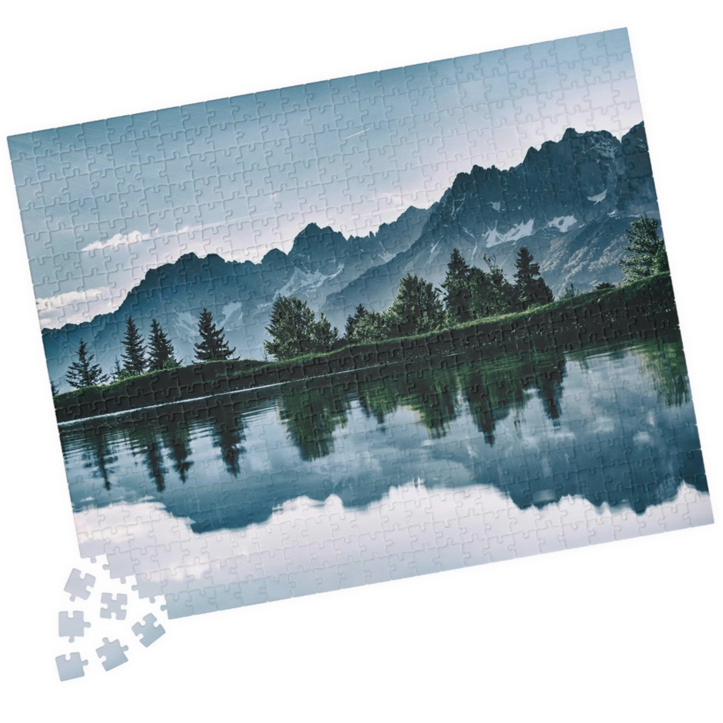 Unleash your inner artist with our Island of Trees Puzzle. This high-quality jigsaw puzzle, available in 110 to 1014 pieces, depicts a tranquil island surrounded by a lush forest. Take a break from the hustle and bustle of daily life and immerse yourself in the beauty of nature with this luxurious and exclusive puzzle.