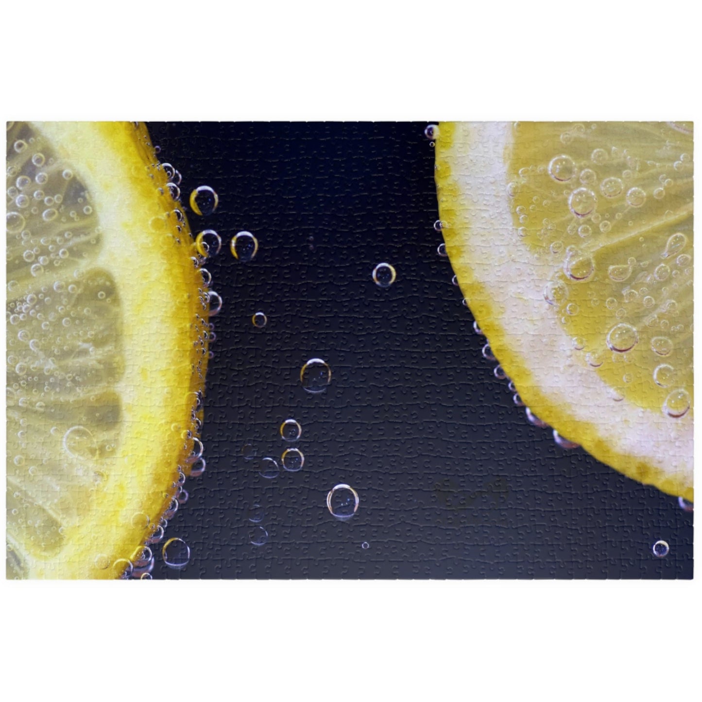 Indulge in a burst of citrus with our Bubbly Lemon Slices Puzzle! With 110 to 1014 pieces, this puzzle will challenge your mind and relax your soul. Perfect for puzzle lovers, the vibrant lemon slices will brighten up any room. Bring home a slice of joy today!