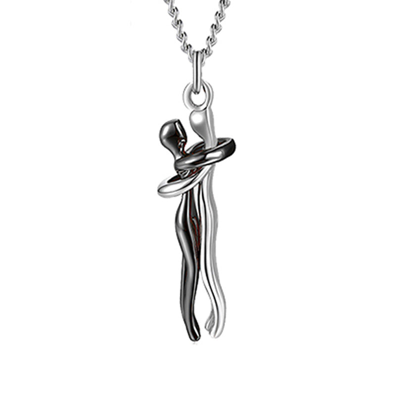 Give the gift of love this Valentine's Day with our Lovers Hugging Clavicle Necklaces! These unique necklaces represent the powerful love between two people and are the perfect token of affection for your special someone. Show your passion and devotion with this heartfelt gift.