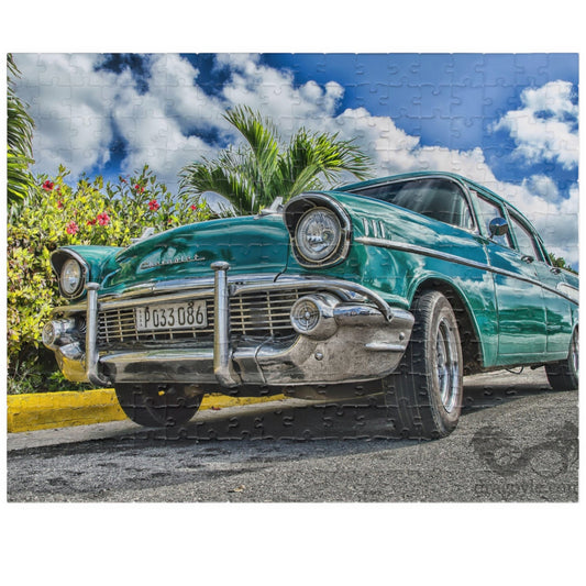 Indulge in a sophisticated puzzle experience with our Blue Classic Car Puzzle. Unleash your inner artist and immerse yourself in the world of vintage luxury. With 110 to 1014 pieces, this puzzle will challenge and delight, providing hours of elegant entertainment.