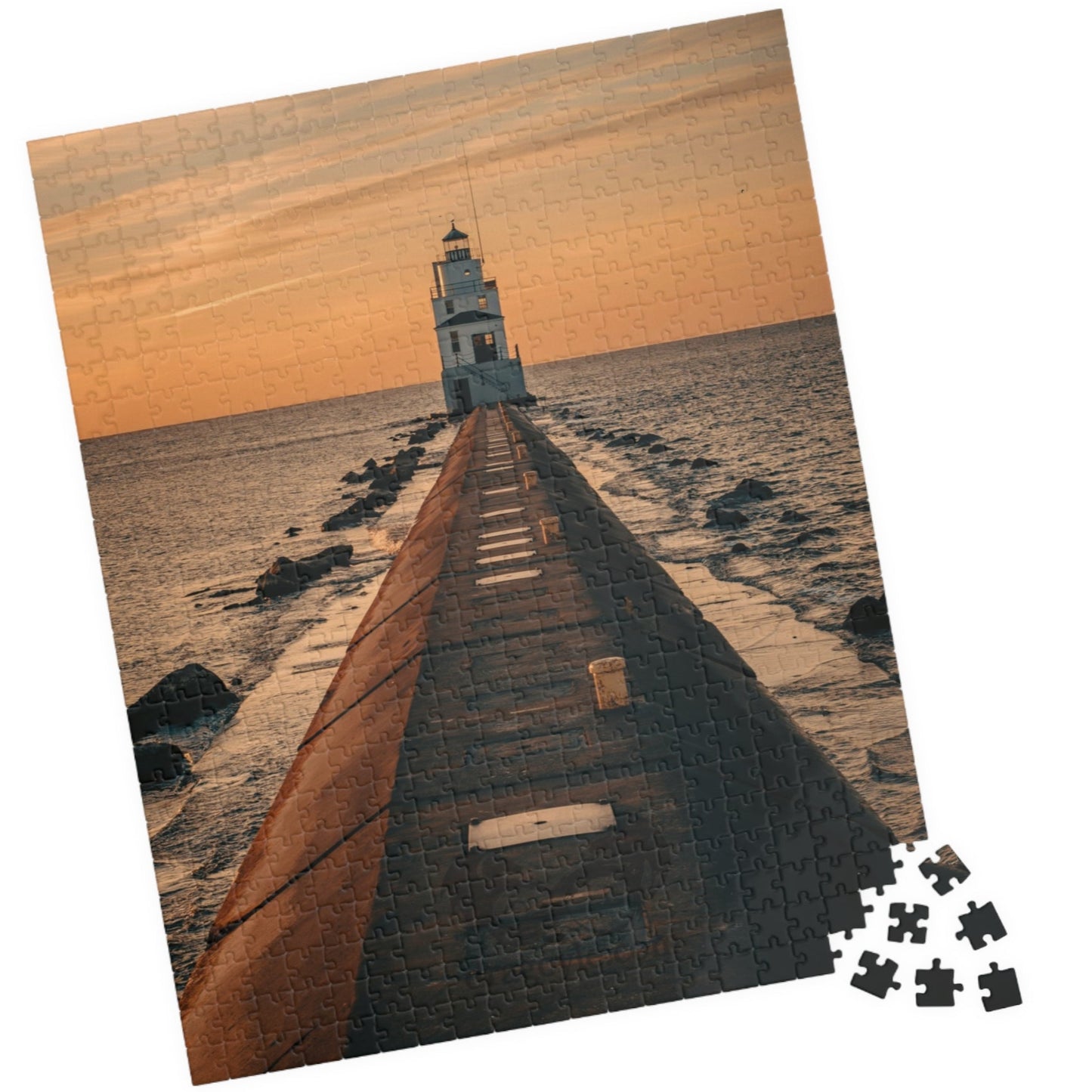Create a serene and meditative atmosphere with our Light House Pathway Puzzle. Each piece is carefully crafted to fit together, revealing a stunning lighthouse pathway scene. With 110 to 1014 pieces, this premium puzzle will provide hours of relaxation and satisfaction. Perfect for puzzle enthusiasts and art lovers alike.
