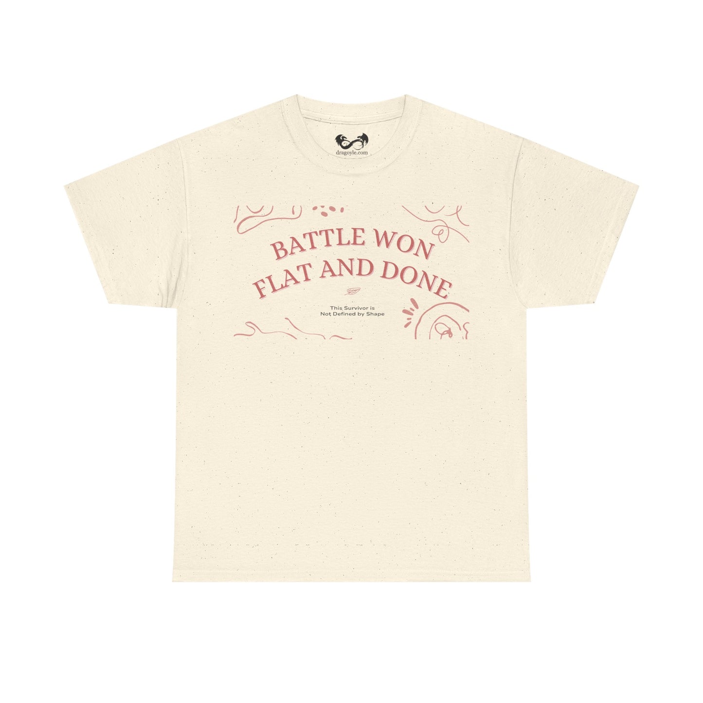 The Battle Won, Flat and Done Heavy Cotton Tee is the ultimate combination of style and comfort. Made with high-quality heavy cotton, this tee is durable and soft to the touch. Perfect for everyday wear or a night out, you'll always feel confident and ready to take on the day in this stylish tee.