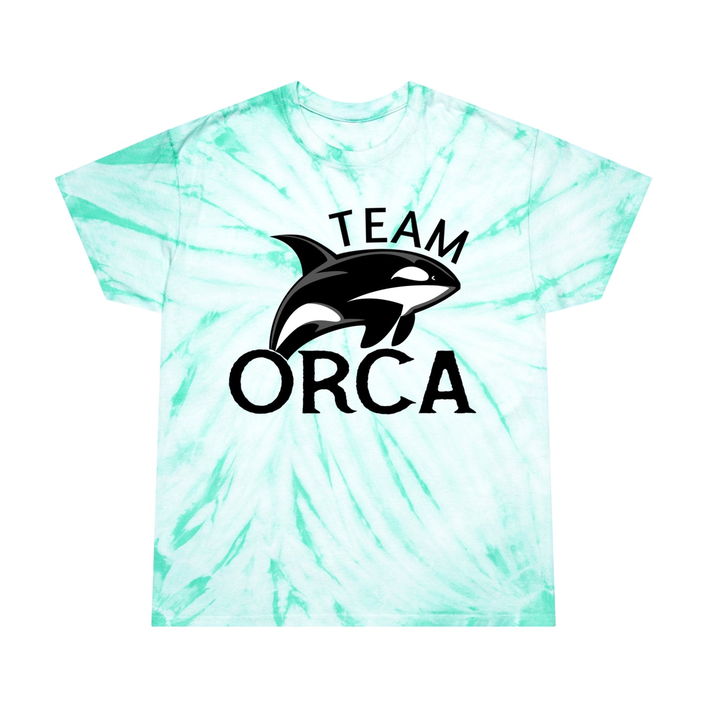 Get your groovy mojo back with this custom Team Orca tie-dye tee shirt. For stylish, laid-back appearances, this t-shirt is made with 100% pre-shrunk cotton for total softness, and features a cyclone pattern straight from the 60s.