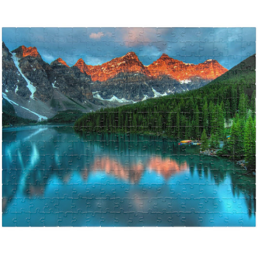 Discover the breathtaking beauty of nature with our Majestic Mountain Reflection Lake Puzzle. Create a stunning masterpiece with 110 to 1014 pieces, capturing the majestic mountains and peaceful reflection of the lake. A perfect blend of art and entertainment, this puzzle is sure to provide hours of relaxation and satisfaction.