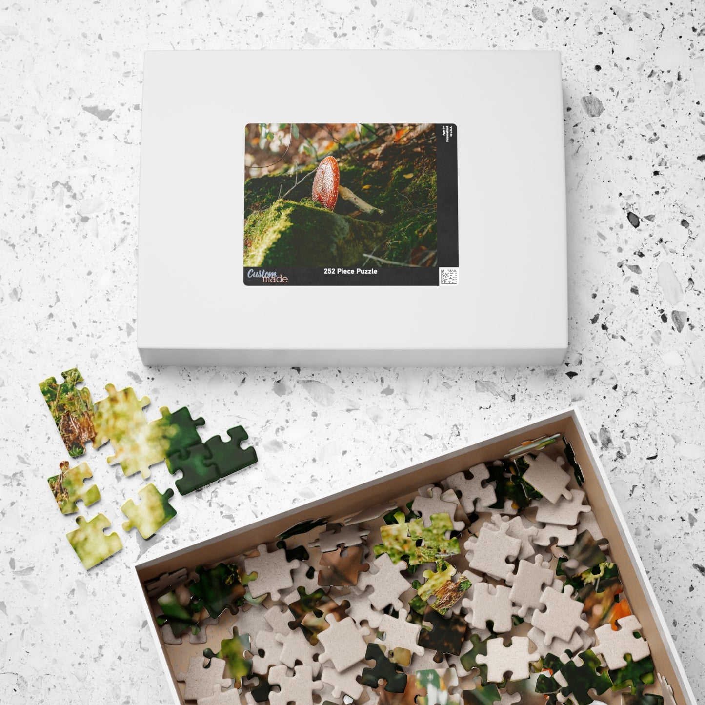 Beautiful Single Mushroom Puzzle - 110 to 1014 Pieces