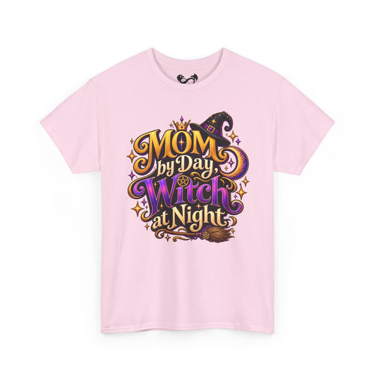 Mom By Day Witch At Night Comfortable Cotton T-Shirt