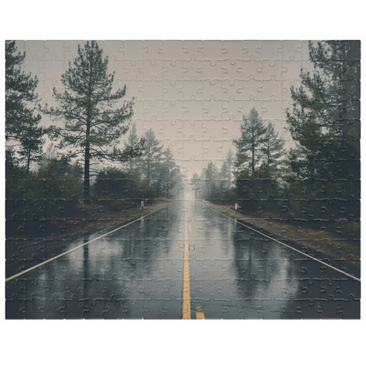 Embark on an adventurous journey with our Misty Rainy Road Trip Puzzle! With 110 to 1014 pieces, this challenging puzzle will keep you on the edge of your seat as you piece together a beautiful highway scene in the midst of a storm. Unleash your inner risk-taker and conquer this puzzle today!