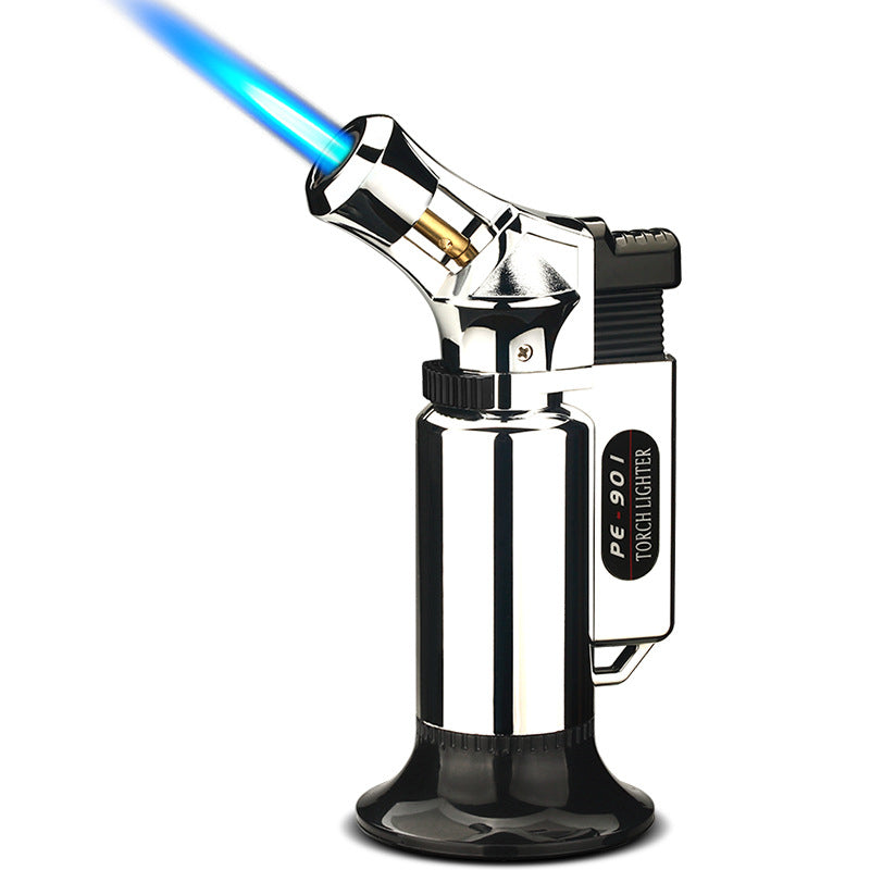 Discover the power of heat with this Powerful Metal Butane Lighter. This sleek lighter is made of durable metal, making it perfect for lighting up any situation with ease and convenience. Let the possibilities ignite with just the press of a button!