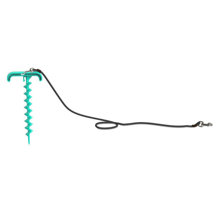 Ensure your furry friend stays safe and entertained with our Dog Stake, Leash and Toy set. Our durable stake keeps your dog secure while the leash allows for controlled walks. The included toy provides mental and physical stimulation, promoting a healthy and happy pup.