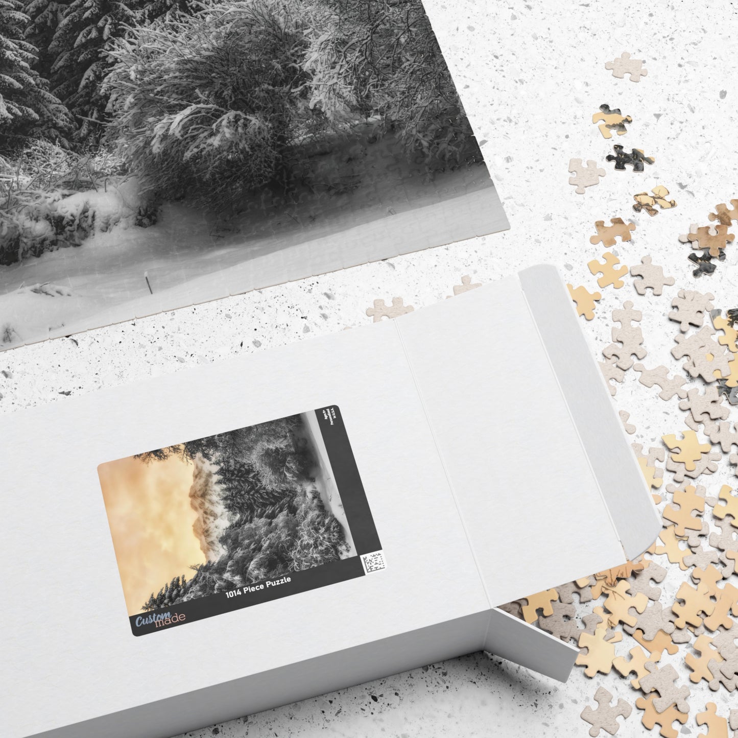 Escape into a magical winter wonderland with our Mystical Winter Mountains Puzzle. With 110 to 1014 pieces to assemble, this puzzle will offer hours of meditative relaxation and a sense of accomplishment once completed. Perfect for puzzle enthusiasts and those in need of a calming activity.