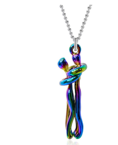 Lovers Hugging Clavicle Necklaces