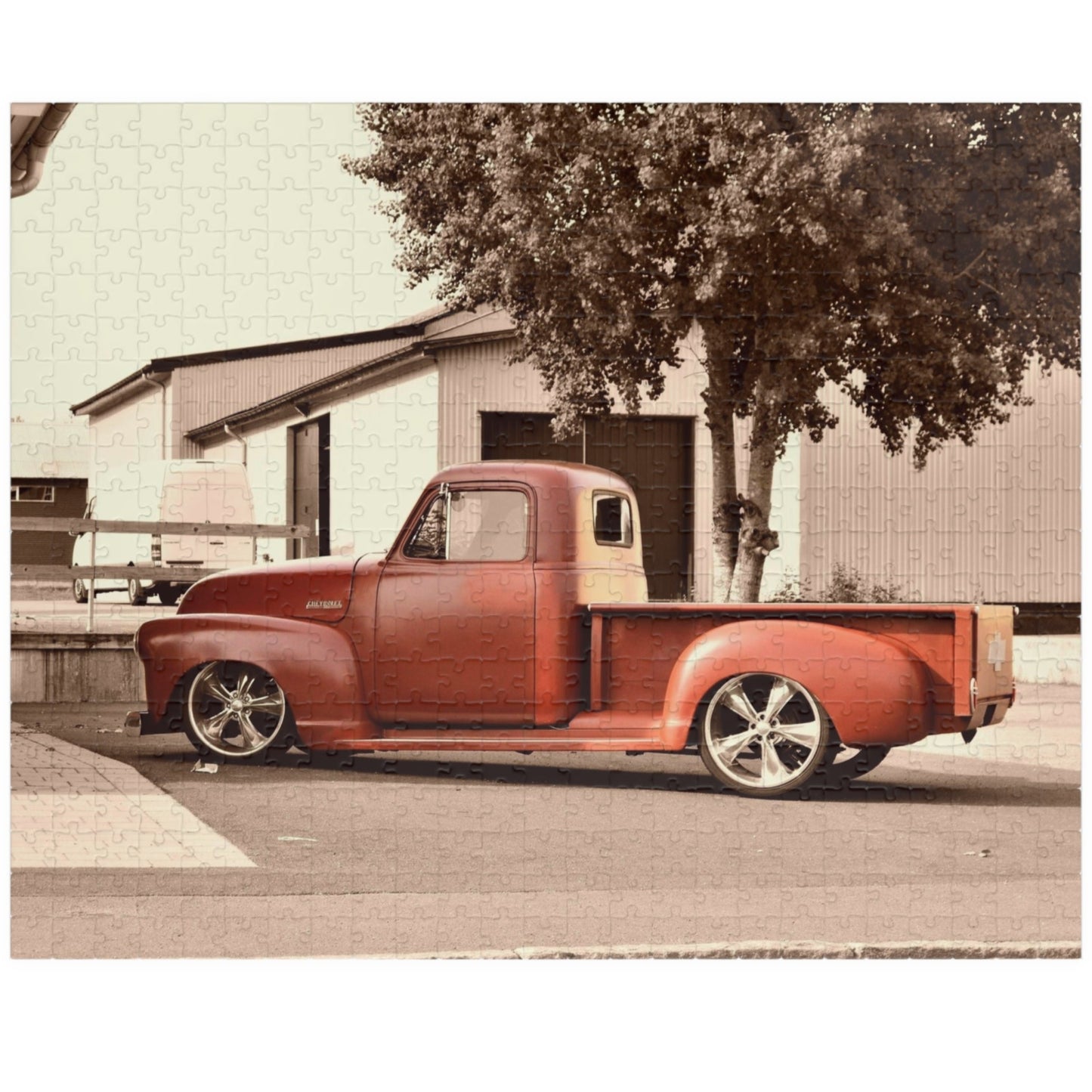 Experience nostalgia and challenge your mind with our Classic Chevrolet Truck Puzzle. With 110 to 1014 pieces, this timeless puzzle features a stunning image of a classic Chevrolet truck. Perfect for puzzle enthusiasts and car lovers alike, it makes a great addition to any puzzle collection.