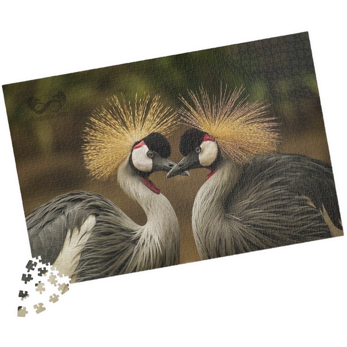 Discover the beauty of East Africa with our Crowned Crane Puzzle! Featuring 110 to 1014 pieces, this puzzle showcases the stunning East African Crowned Crane in all its glory. Piece by piece, you'll be amazed by the intricate details and vibrant colors of this majestic bird. Perfect for puzzle enthusiasts and nature lovers alike!
