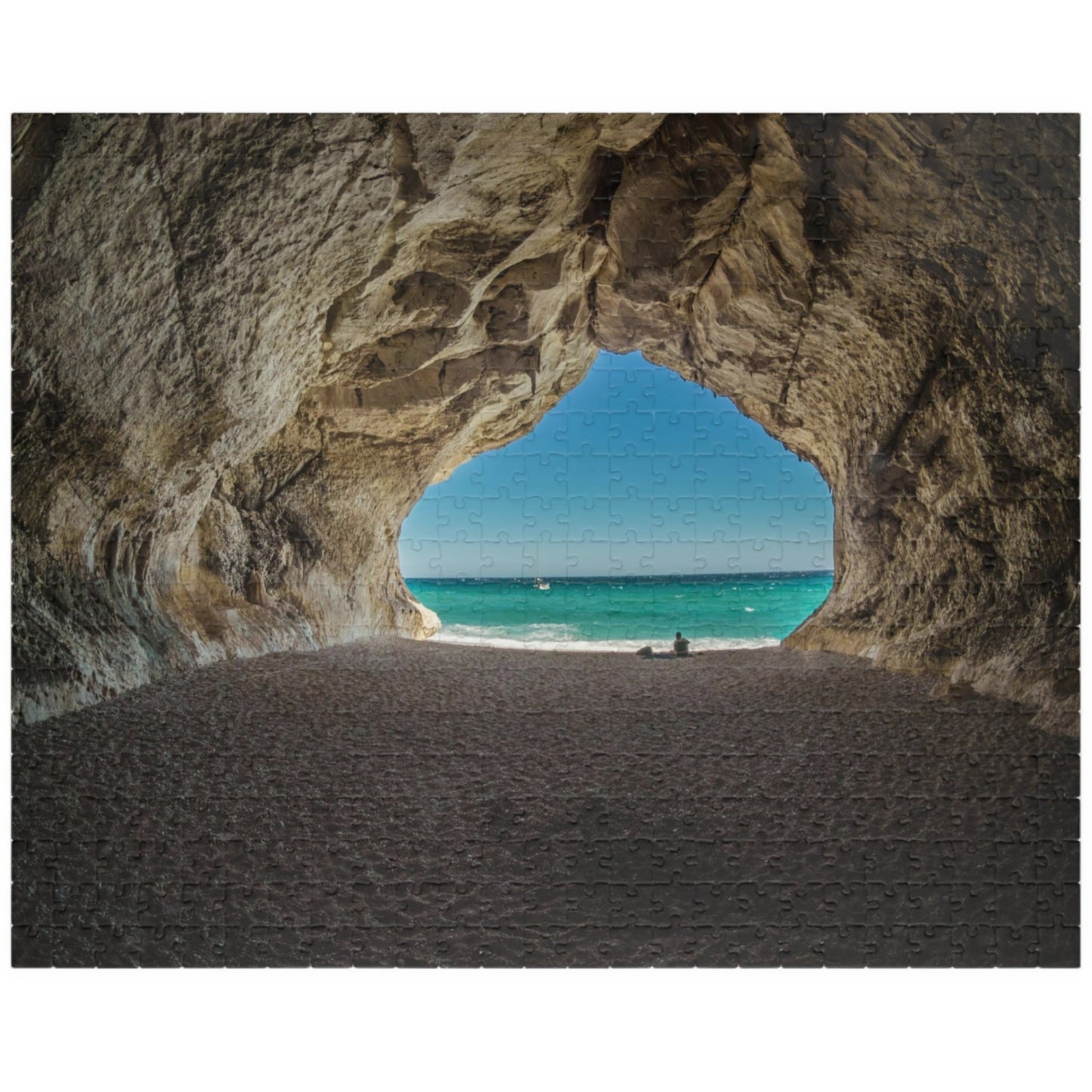 Unleash your inner adventurer with our Cave At The Beach puzzle! This quirky puzzle features 110 to 1014 pieces that will challenge and entertain you for hours. Escape to the beach and get lost in the beautiful and mysterious cave depicted in this puzzle.
