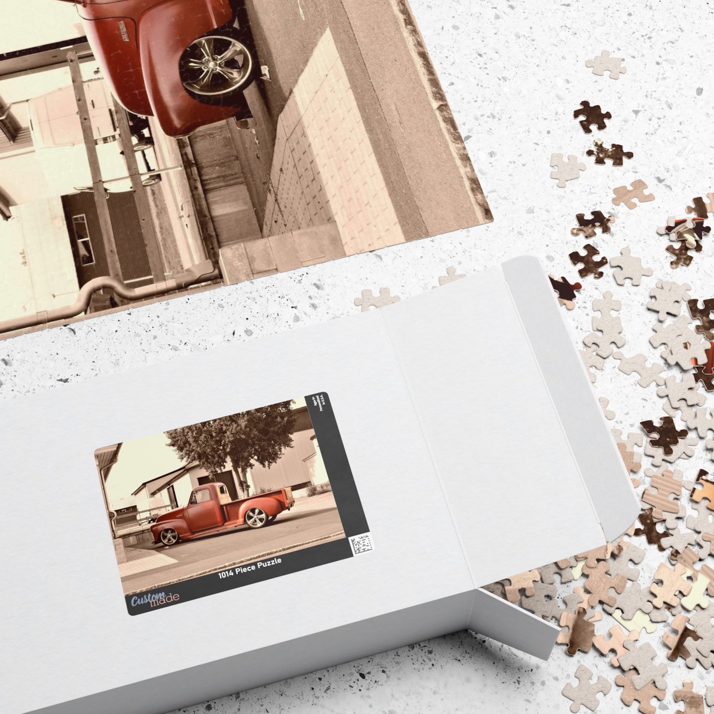 Experience nostalgia and challenge your mind with our Classic Chevrolet Truck Puzzle. With 110 to 1014 pieces, this timeless puzzle features a stunning image of a classic Chevrolet truck. Perfect for puzzle enthusiasts and car lovers alike, it makes a great addition to any puzzle collection.