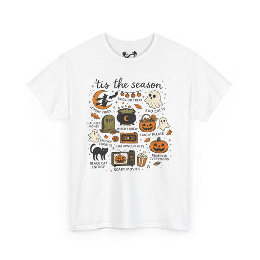 'Tis the Season Halloween Comfortable Cotton T-Shirt