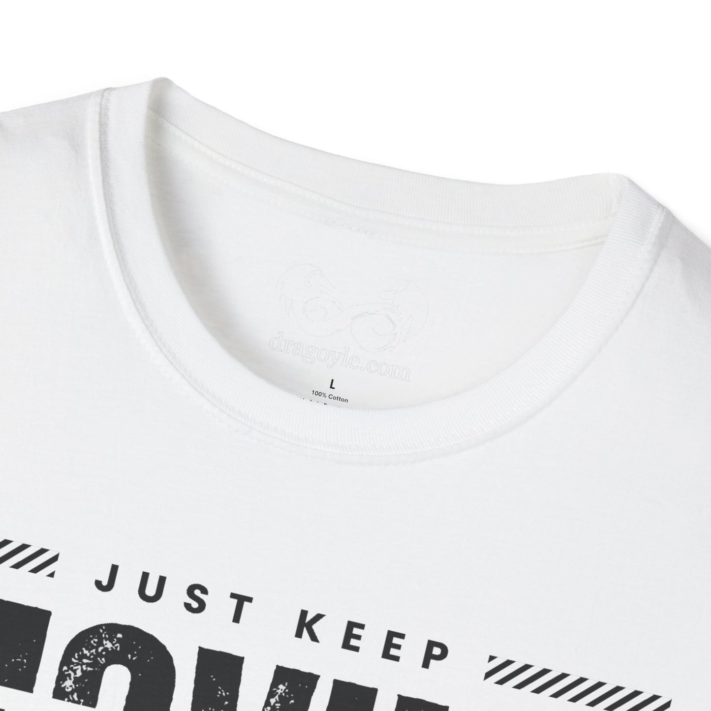This unisex t-shirt is a canvas for self-expression, crafted for those who embrace resilience. With the phrase "Just Keep Moving Forward - Cancer Survivor" emblazoned across the chest, it celebrates strength and spirit.