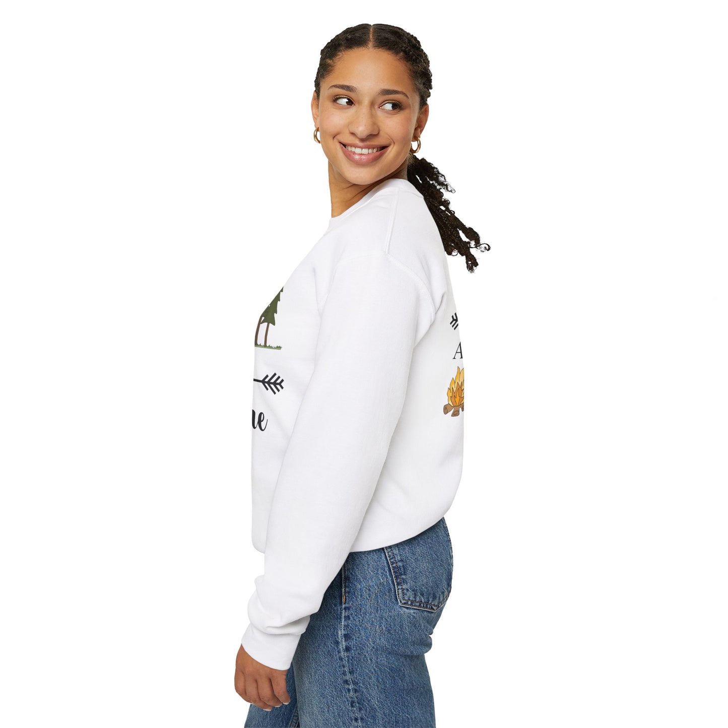 Life is Better Around the Campfire - Unisex Heavy Blend™ Crewneck Sweatshirt
