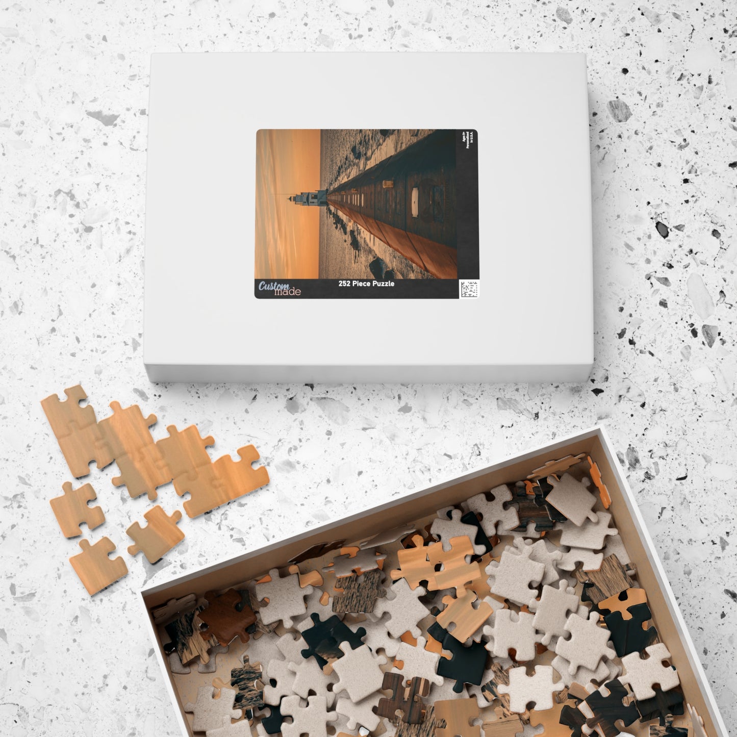 Create a serene and meditative atmosphere with our Light House Pathway Puzzle. Each piece is carefully crafted to fit together, revealing a stunning lighthouse pathway scene. With 110 to 1014 pieces, this premium puzzle will provide hours of relaxation and satisfaction. Perfect for puzzle enthusiasts and art lovers alike.