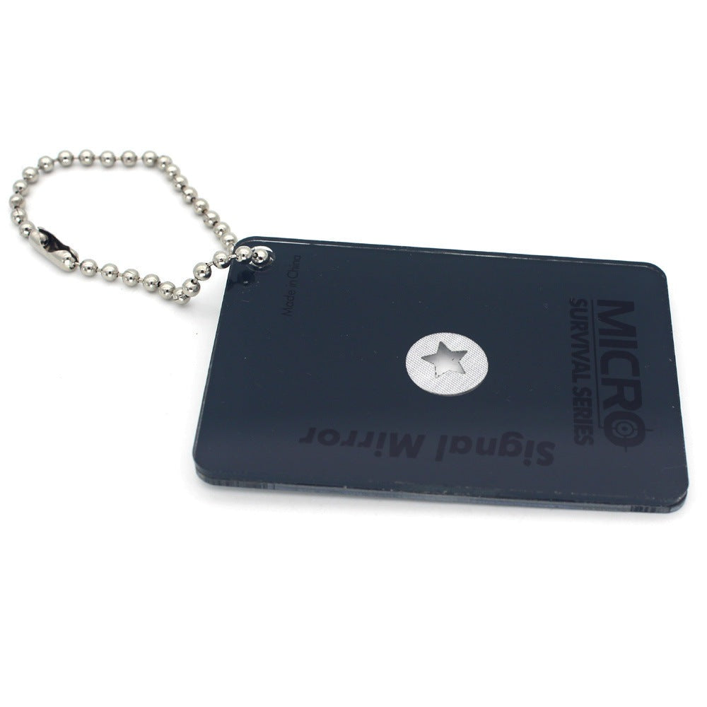 The Rescue Multifunctional Signal Mirror is an ideal item to add to your emergency kit. With high-quality reflectivity and a durable design, this signal mirror can help you to send rescue signals at a distance and assists in location rescue efforts. Its multifunctionality also makes it a great choice for hiking, camping, and other outdoor activities.