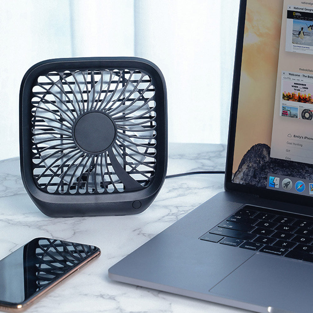 The Quiet Rear Seat Fan features a rechargeable battery and quiet motor that won't distract you while driving. Enjoy a comfortable ride on your road trips! Keep those back seat passengers cool during that sizzling hot summer heat.