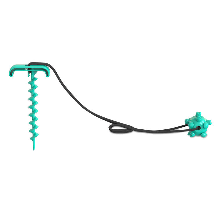 Ensure your furry friend stays safe and entertained with our Dog Stake, Leash and Toy set. Our durable stake keeps your dog secure while the leash allows for controlled walks. The included toy provides mental and physical stimulation, promoting a healthy and happy pup.