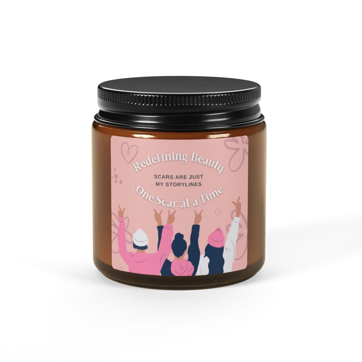 Transform your space with the comforting aroma of our Scars Are Just My Storyline Scented Soy Candles. Made from high-quality soy wax, our candles are carefully crafted to provide a long-lasting burn and fill your home with a warm, soothing fragrance. Embrace your Cancer story and relax with our unique candle blend.
