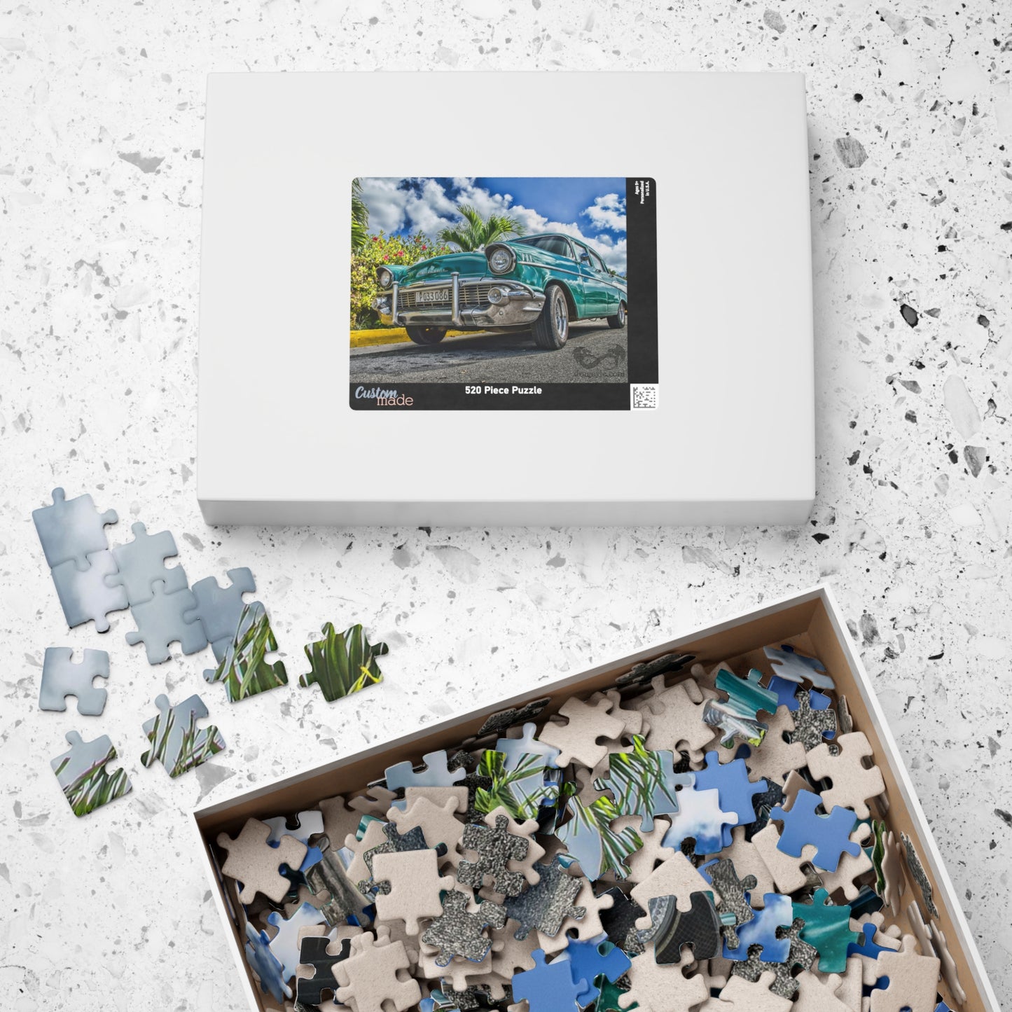 Indulge in a sophisticated puzzle experience with our Blue Classic Car Puzzle. Unleash your inner artist and immerse yourself in the world of vintage luxury. With 110 to 1014 pieces, this puzzle will challenge and delight, providing hours of elegant entertainment.