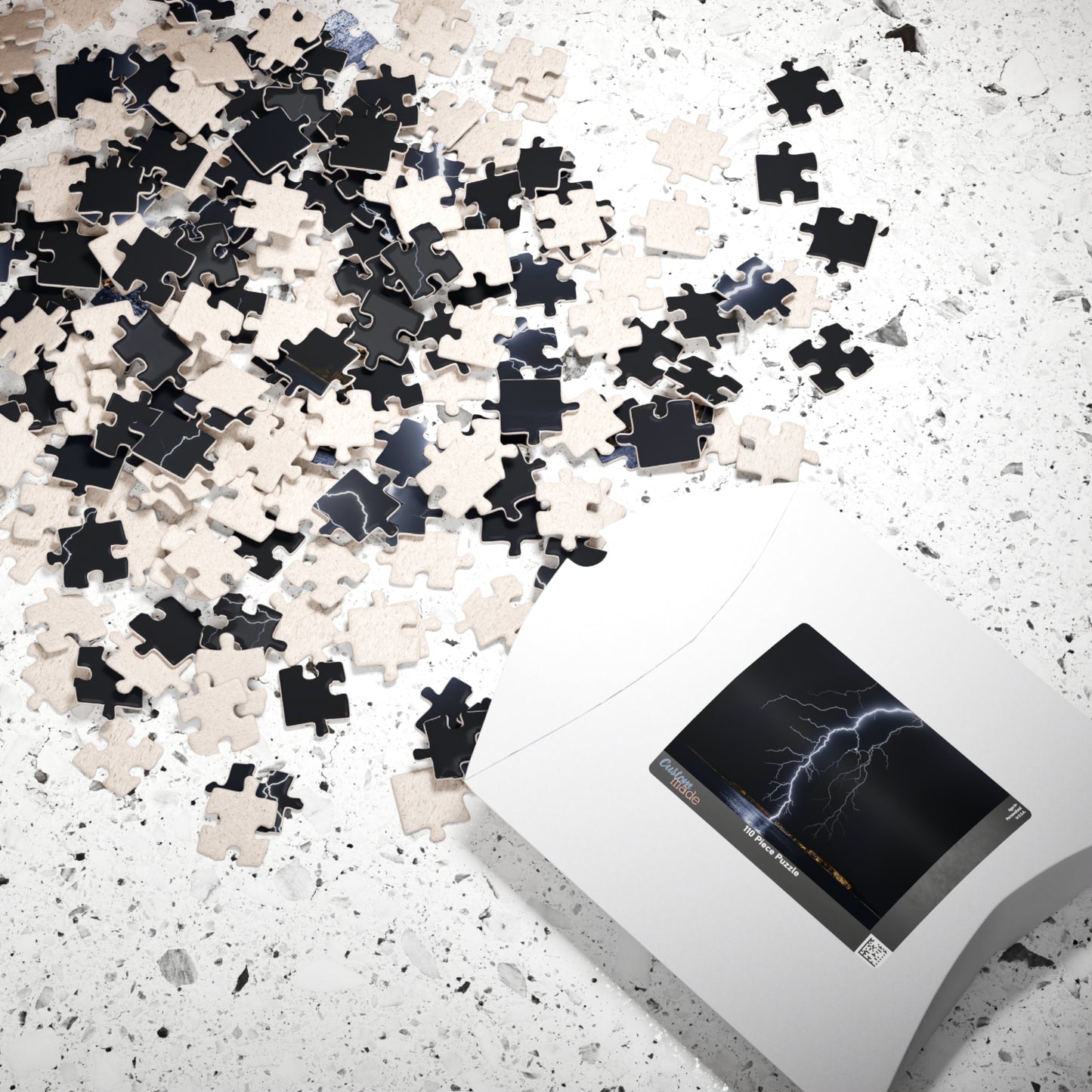 Lightening Strikes Water Puzzle - 110 to 1014 Pieces