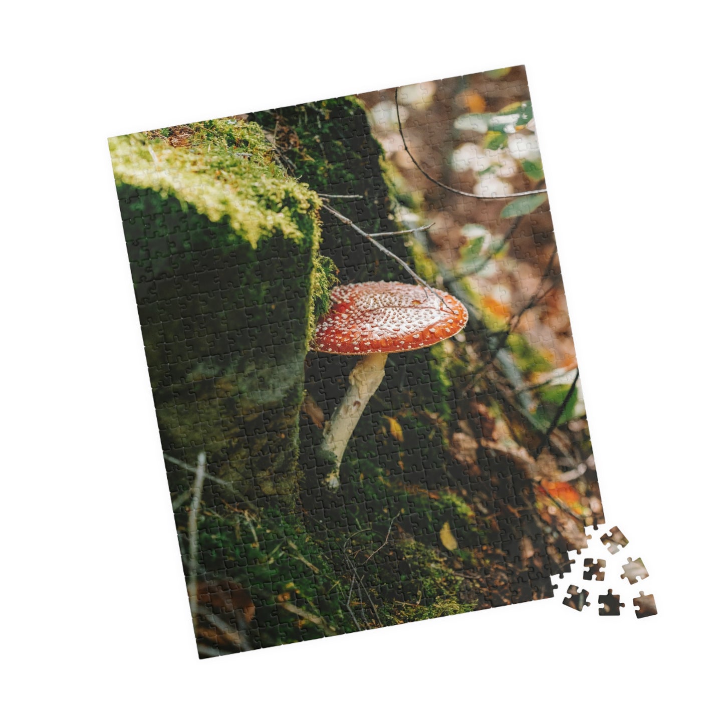 Beautiful Single Mushroom Puzzle - 110 to 1014 Pieces