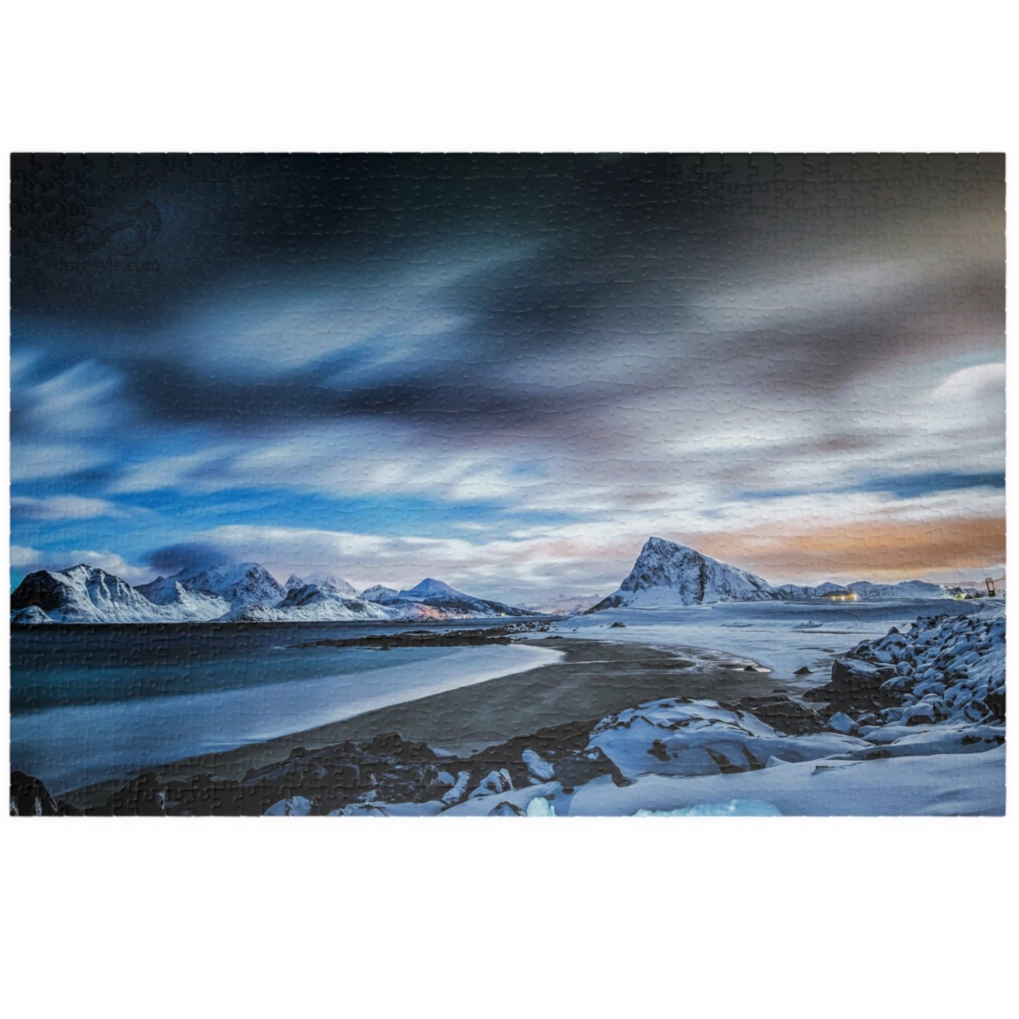 Indulge in the ultimate luxury with our Frozen Mountain Lake Puzzle. With 110 to 1014 pieces, this puzzle features a breathtaking mountain lake scene that will transport you to a serene world of nature. Perfect for challenging your mind and creating a stunning piece of art.