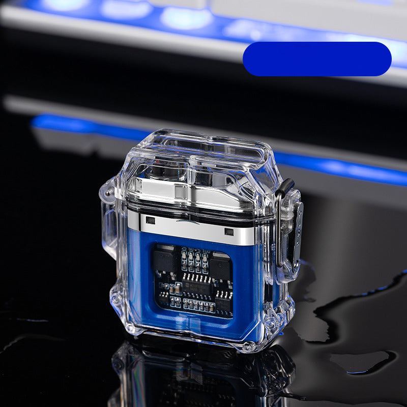 The USB Windproof Double Arc Electric Lighter is an essential emergency companion. Crafted with a durable, windproof design, this lighter allows for reliable use in any weather, ensuring your safety in any situation. Refillable and USB powered, this reliable lighter is perfect for any emergency.