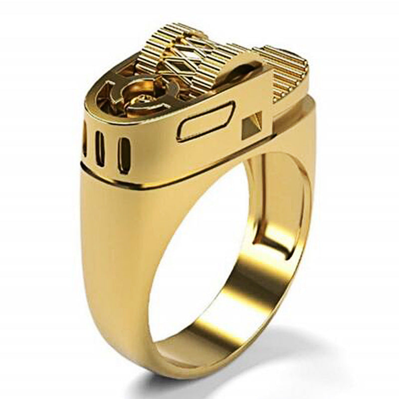 Stay one step ahead of the elements with this stylish European Ring Style Lighter. Make a statement with the perfect accessory for your outdoor adventures. Its sleek design and practicality are a perfect combination of modern style and convenience. Enjoy a camping trip or backyard BBQ with friends knowing you've got it all covered.