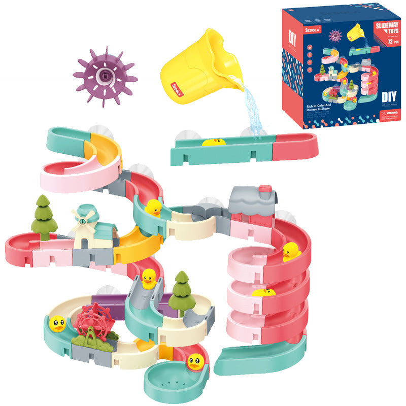 d5db89a2730f26eab917d57abb123f81 Unleash your child's creativity and imagination with our DIY Educational Water Assembly Track Toy! This hands-on toy offers endless opportunities for learning and exploration as they build and design their own water track. Let their curiosity flow and watch as they discover the wonders of fluid mechanics and problem-solving skills.