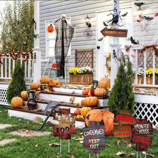 Package Includes: Your choice of sign and 2 metal stakes