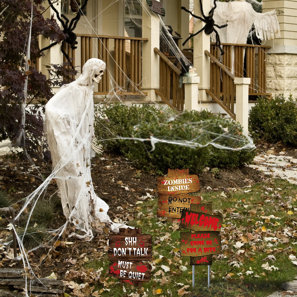 Package Includes: Your choice of sign and 2 metal stakes