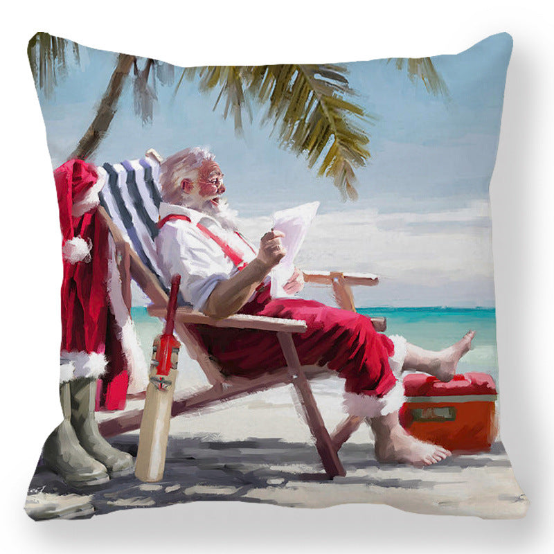 2ec33e680838f7b7464c305fd8c0f3eb Transform your living space into a luxurious holiday wonderland with our Christmas Oil painting Peach Skin Plush Pillowcase. Made from premium materials, this pillowcase features a stunning oil painting design that adds an elegant touch to any room.
