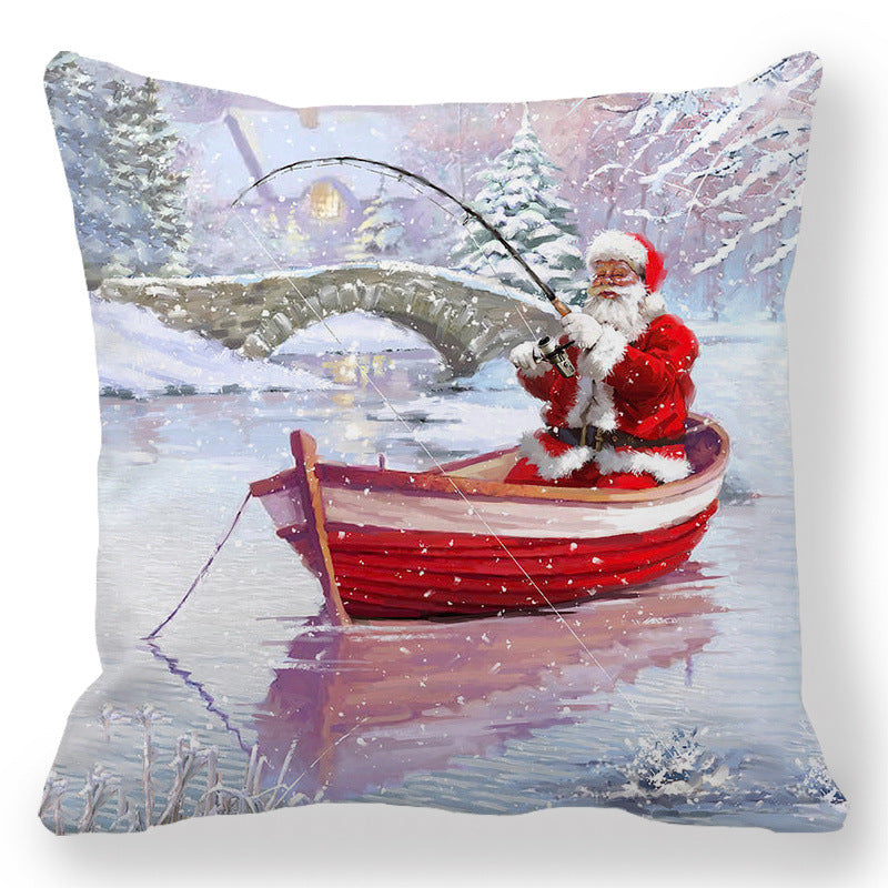 9c935e6795b787d2385aa2ec87f09d75 Transform your living space into a luxurious holiday wonderland with our Christmas Oil painting Peach Skin Plush Pillowcase. Made from premium materials, this pillowcase features a stunning oil painting design that adds an elegant touch to any room.