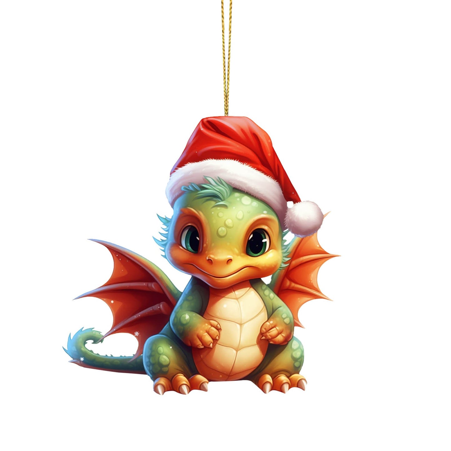 075cafbd61bf33c743dbd8aa544b3dc5 Unleash some holiday magic with our Dragon 2D Flat Christmas Pendant! This quirky pendant brings a touch of playfulness to your Christmas spirit. Perfect for those who don't take themselves too seriously. Show off your unique style with this fun and festive accessory. 