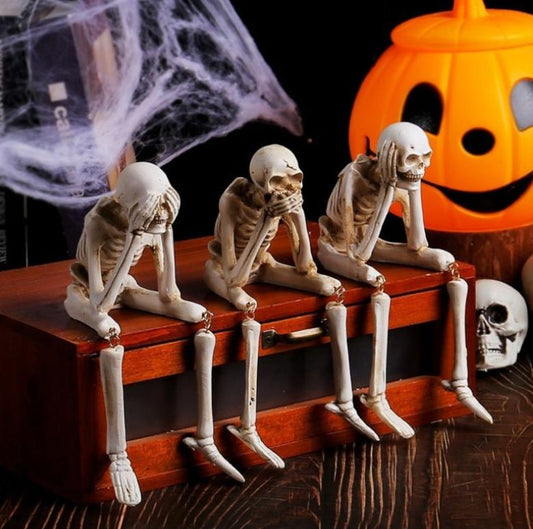 Unleash your daring side with our Halloween Skull Resin Ornaments! These skull-shaped decorations will add a touch of spooky and adventurous flair to your Halloween decor. Made of durable resin, they are perfect for indoor or outdoor use.