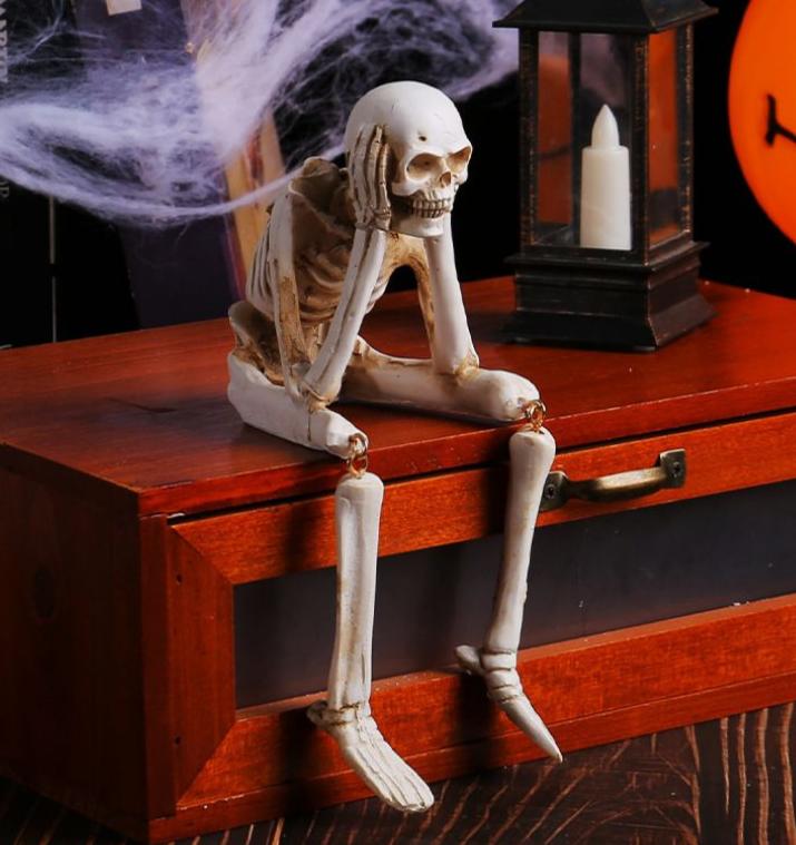 Unleash your daring side with our Halloween Skull Resin Ornaments! These skull-shaped decorations will add a touch of spooky and adventurous flair to your Halloween decor. Made of durable resin, they are perfect for indoor or outdoor use.