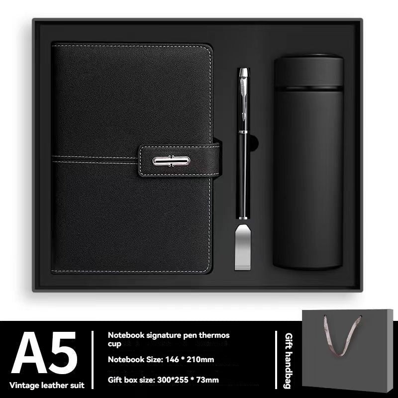 cdd43b04c329f3a2d71d2cdaf818819d Elevate your gift giving game with our Notebook Suit Gift Box! This sleek and stylish set includes a high-quality notebook, pen, and pencil, making it the perfect gift for the organized and creative person in your life.