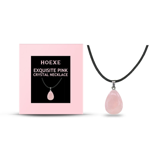 Exquisite Powerful Pink Crystal Necklace