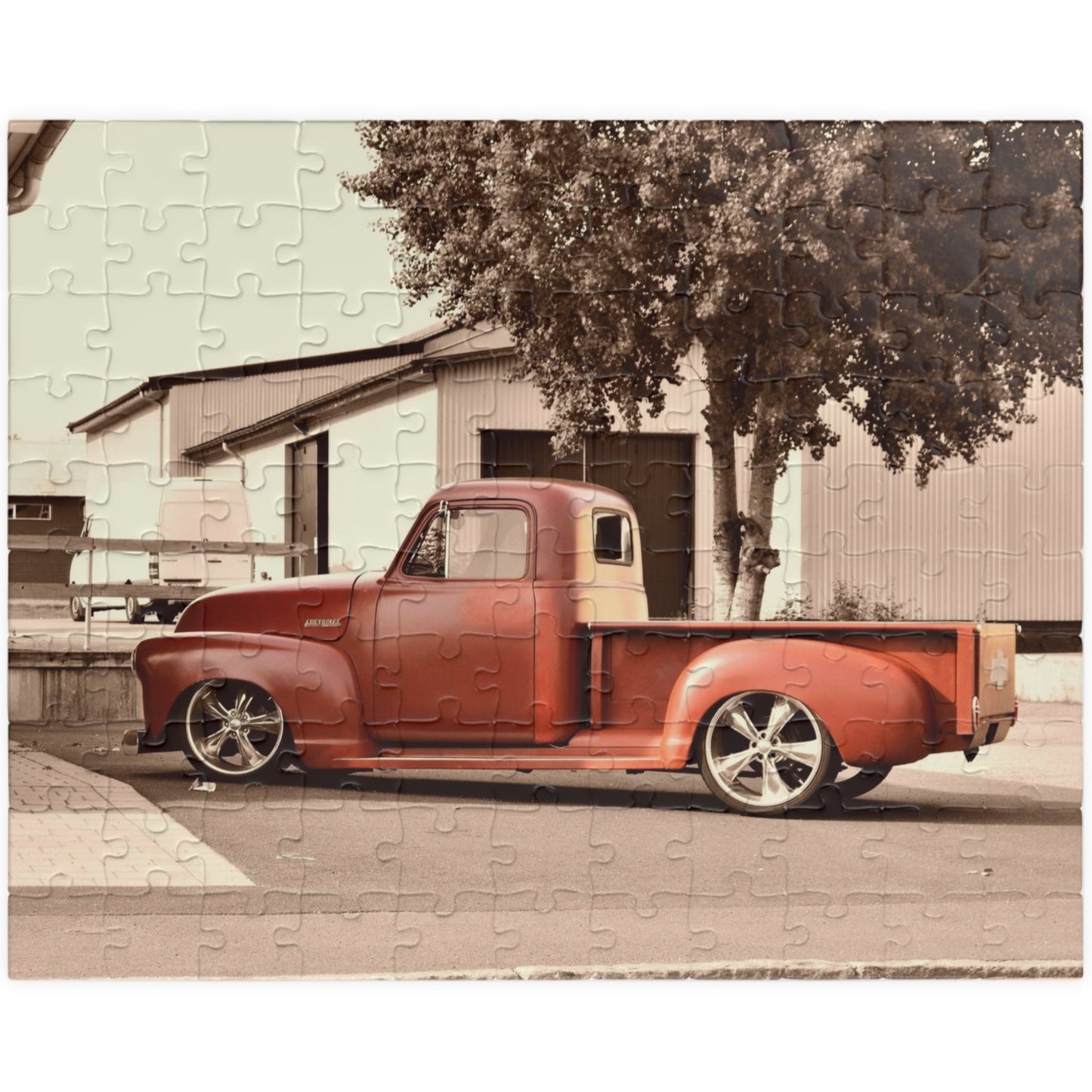 Experience nostalgia and challenge your mind with our Classic Chevrolet Truck Puzzle. With 110 to 1014 pieces, this timeless puzzle features a stunning image of a classic Chevrolet truck. Perfect for puzzle enthusiasts and car lovers alike, it makes a great addition to any puzzle collection.