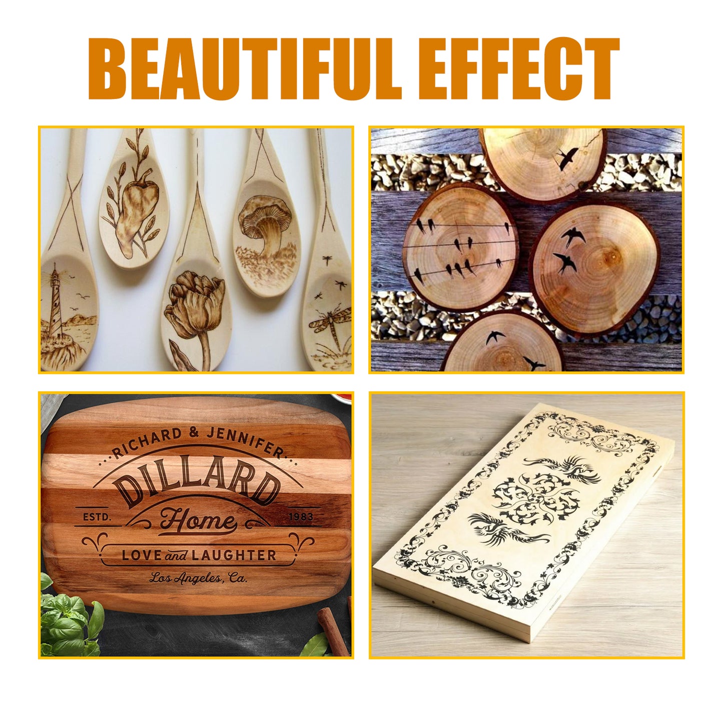DIY Wood Burning Paste Cloth Kit