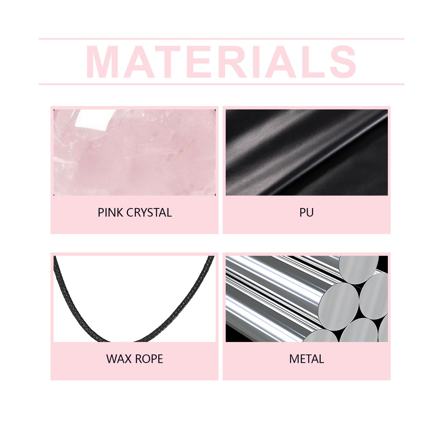 Exquisite Powerful Pink Crystal Necklace