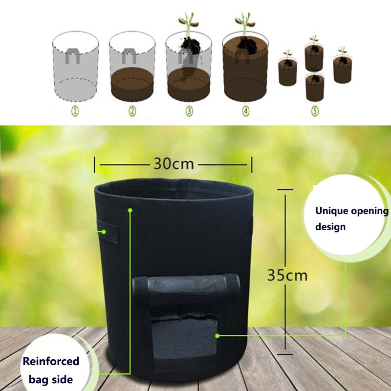 Moisturizing Vertical Plant Grow Bags